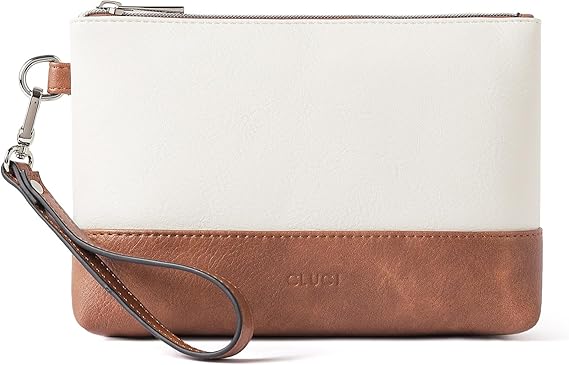 Wristlet Wallet for Women Large Capacity Leather Clutch Purse Slim Ladies Travel Credit Card Holder Phone Organizer