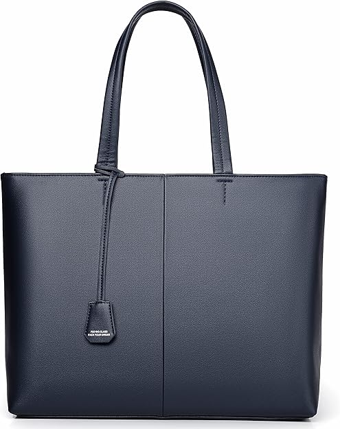  Men's Tote Bag,Business Bag, Leather Briefcase,Elegant Leather,Large Capacity,Black