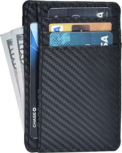 Wallet for Men & Women RFID Front Pocket Leather Card Holder Wallets