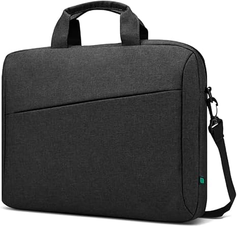 Laptop Carrying Case T210, 15.6-Inch Laptop and Tablet, Sleek Design, Durable and Water-Repellent Fabric, Business or School, GX41L83769 Casual Toploader - Eco Black