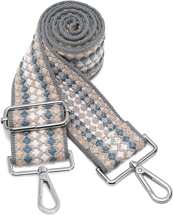 Purse Straps Replacement Crossbody - Adjustable Bag Strap for Purses, Wide Shoulder Strap for Women Guitar Purses